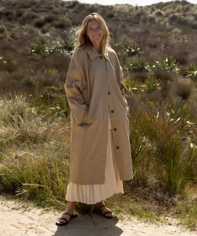 Leo Trench Coat made by Jenni Kayne