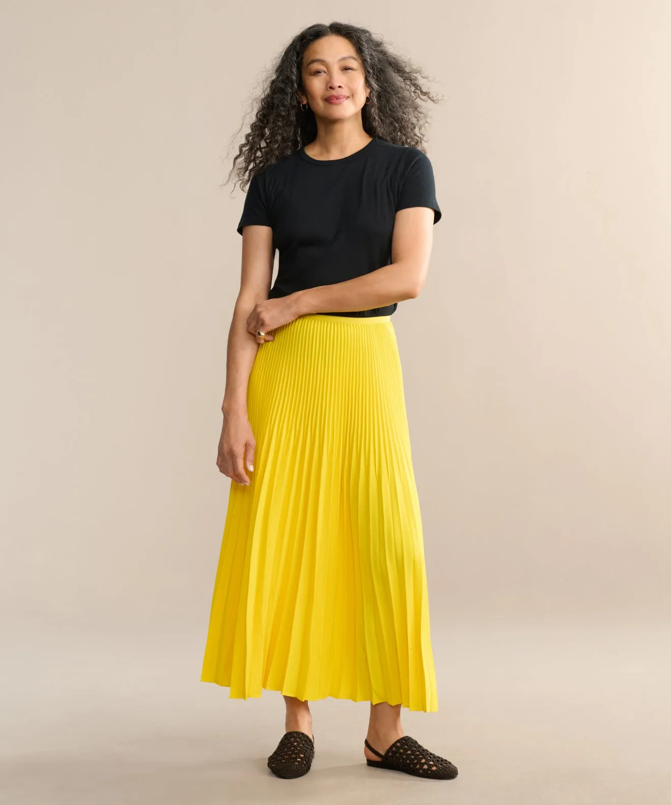 Pleated Skirt sold by Jenni Kayne product image thumbnail 4