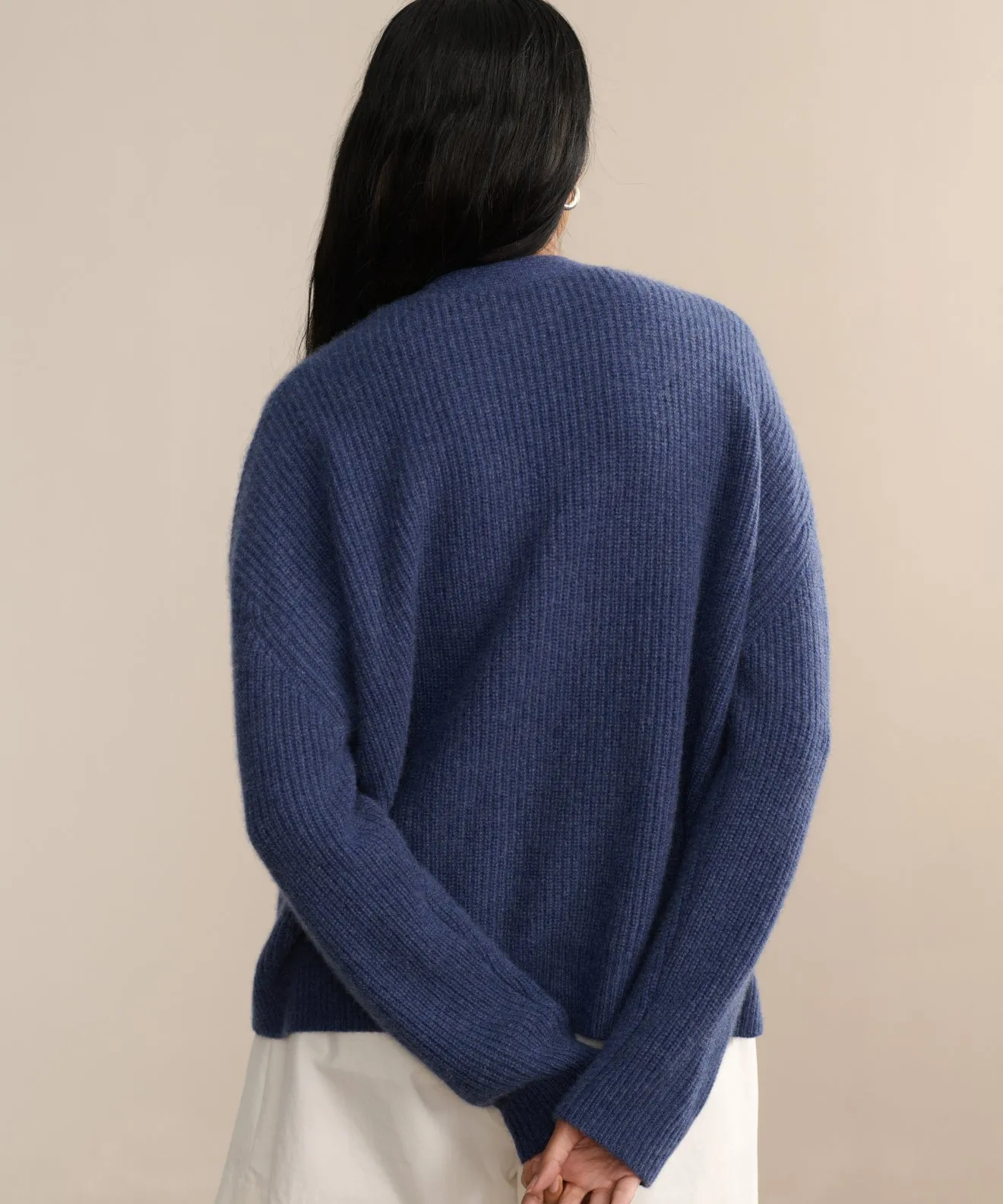 Cropped Cashmere Cocoon Cardigan sold by Jenni Kayne product image thumbnail 4