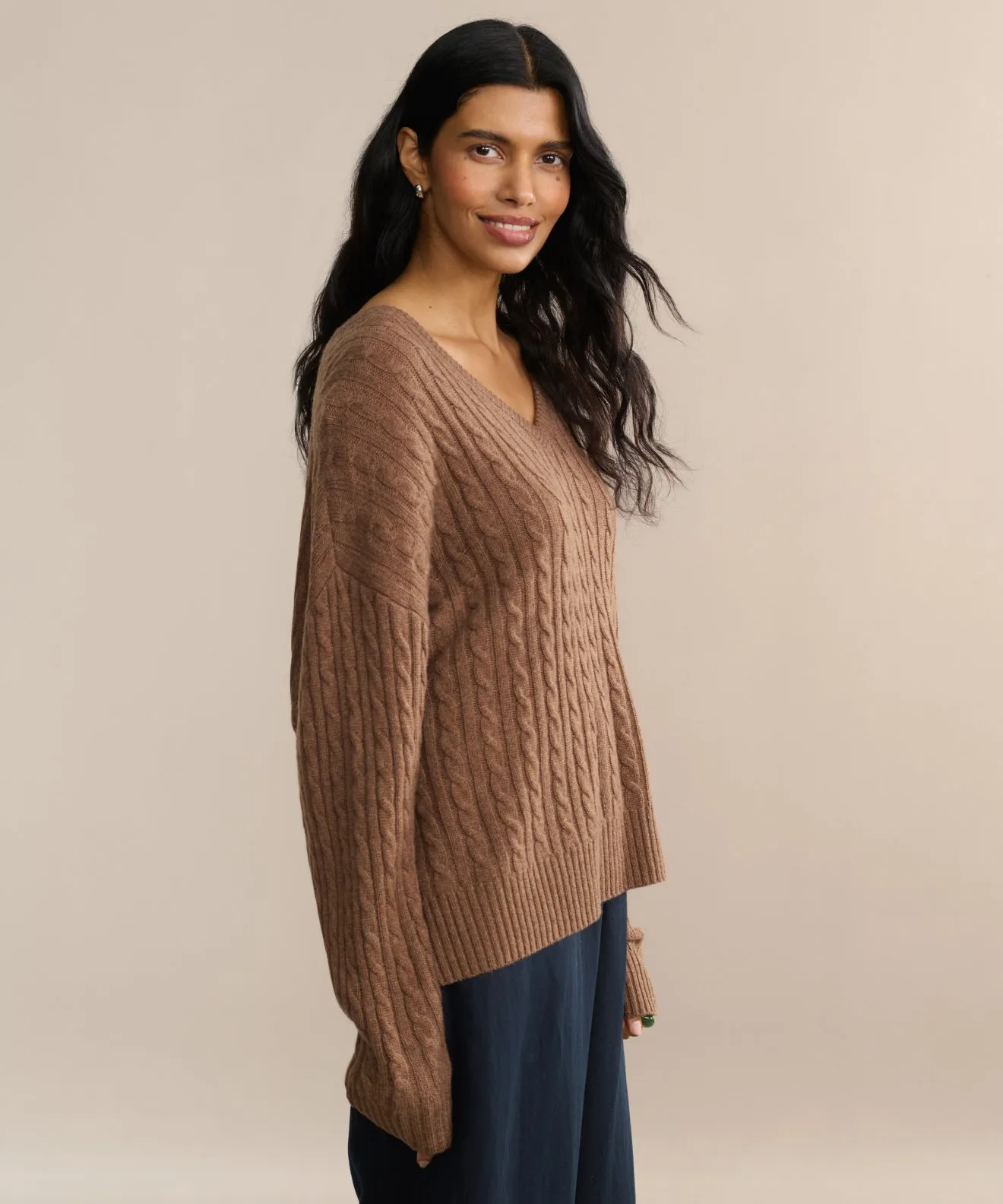 Nell V-Neck Sweater sold by Jenni Kayne product image thumbnail 3