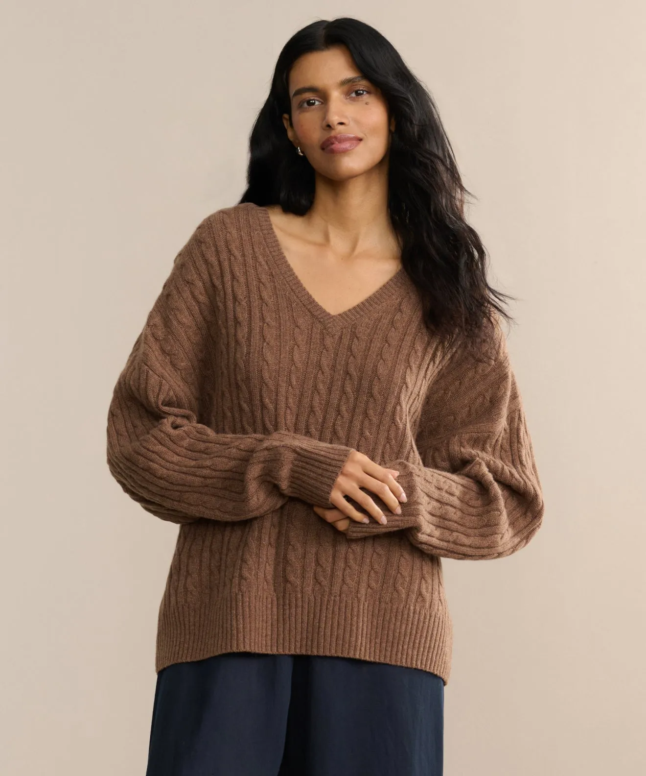 Nell V-Neck Sweater sold by Jenni Kayne