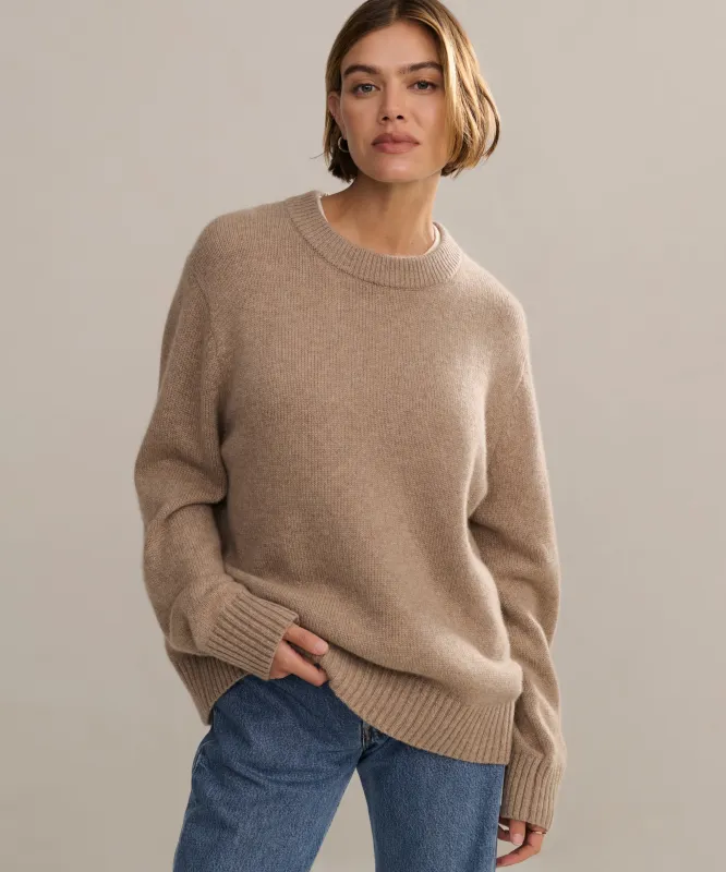 Cashmere Oversized Crewneck sold by Jenni Kayne
