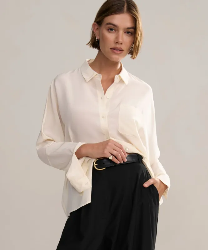 Silk Sloane Shirt sold by Jenni Kayne