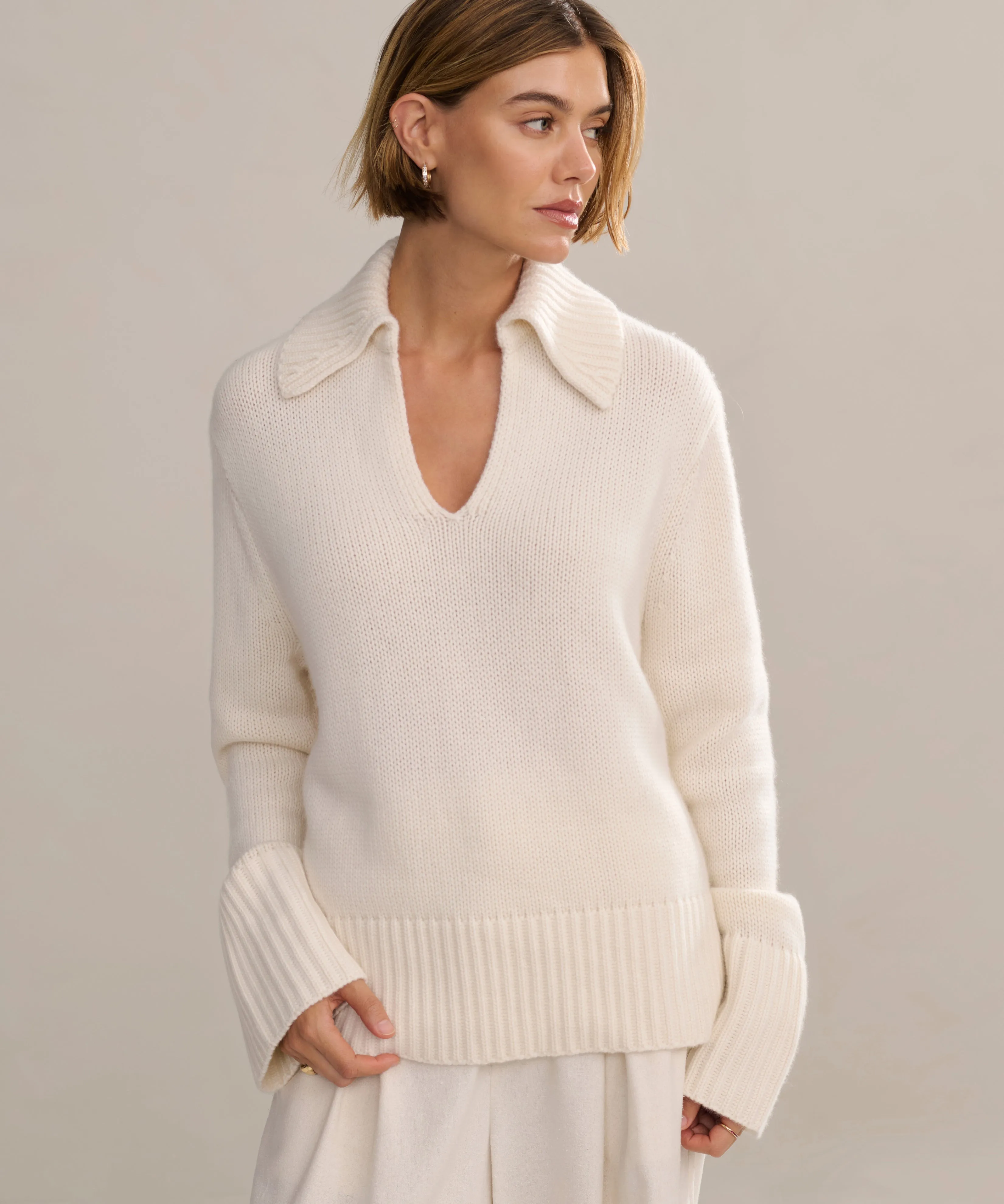 Cashmere Phoebe Polo sold by Jenni Kayne product image thumbnail 2