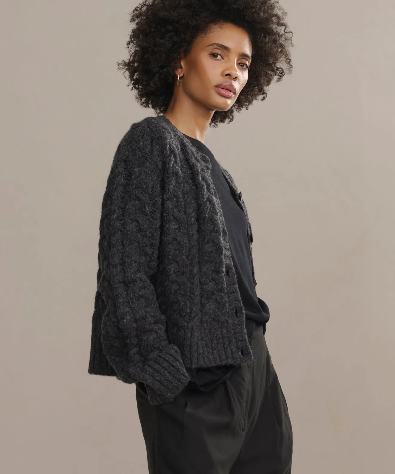 Cable Juliette Cardigan sold by Jenni Kayne product image thumbnail 3