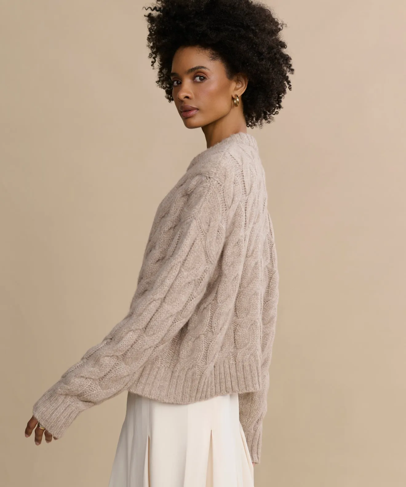 Cable Serena Crewneck sold by Jenni Kayne product image thumbnail 4