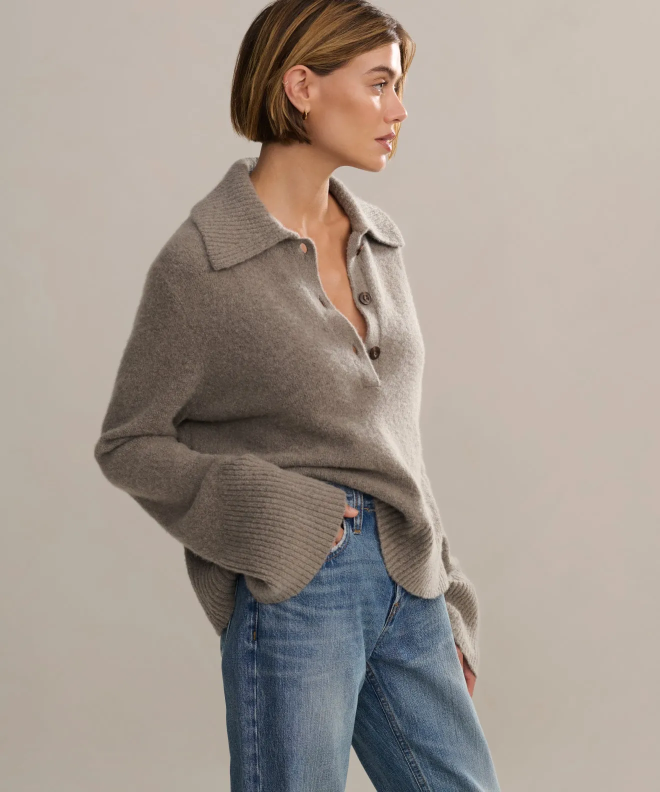 Cashmere Stevie Polo sold by Jenni Kayne product image thumbnail 3