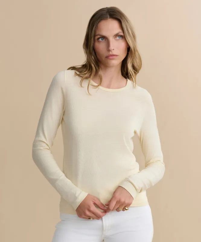 Long-Sleeve Slim Tee sold by Jenni Kayne