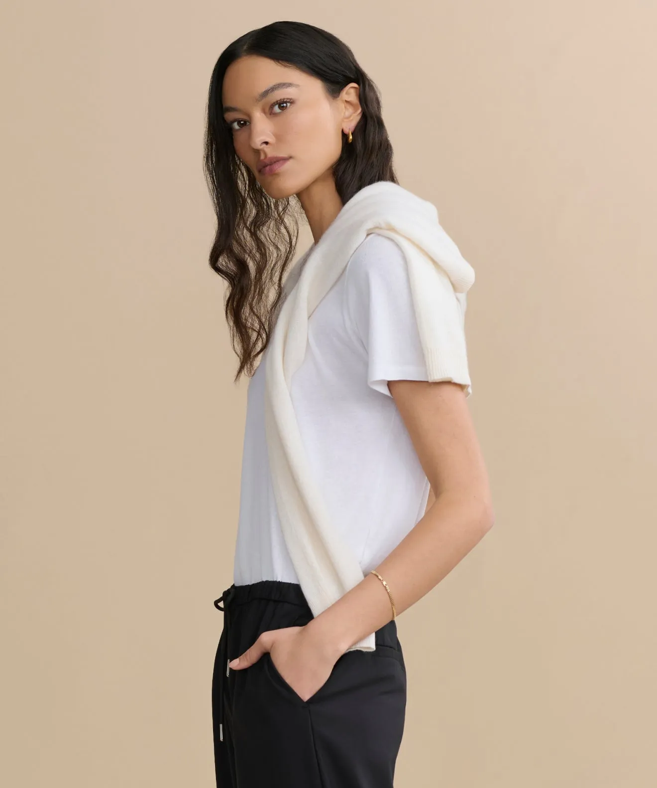 Cotton Slim Tee sold by Jenni Kayne product image thumbnail 3