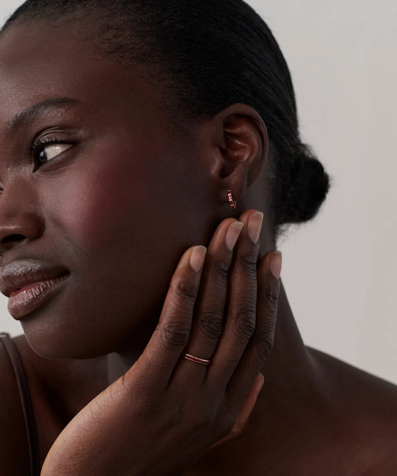 Merit Baguette Hoops sold by Jenni Kayne product image thumbnail 2