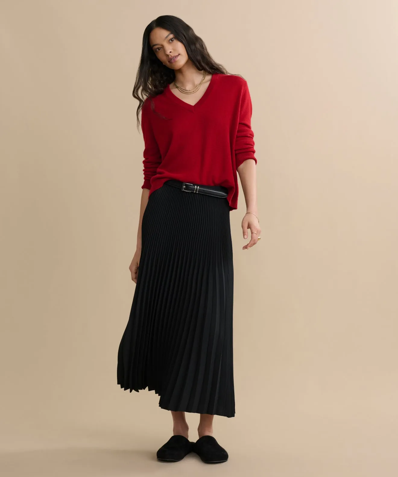 Pleated Skirt sold by Jenni Kayne