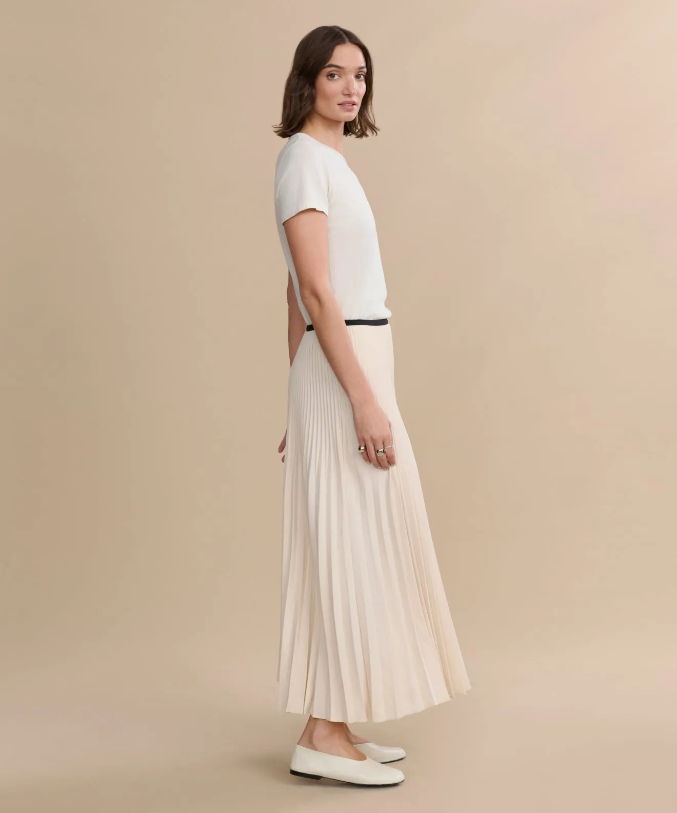 Pleated Skirt sold by Jenni Kayne product image thumbnail 4