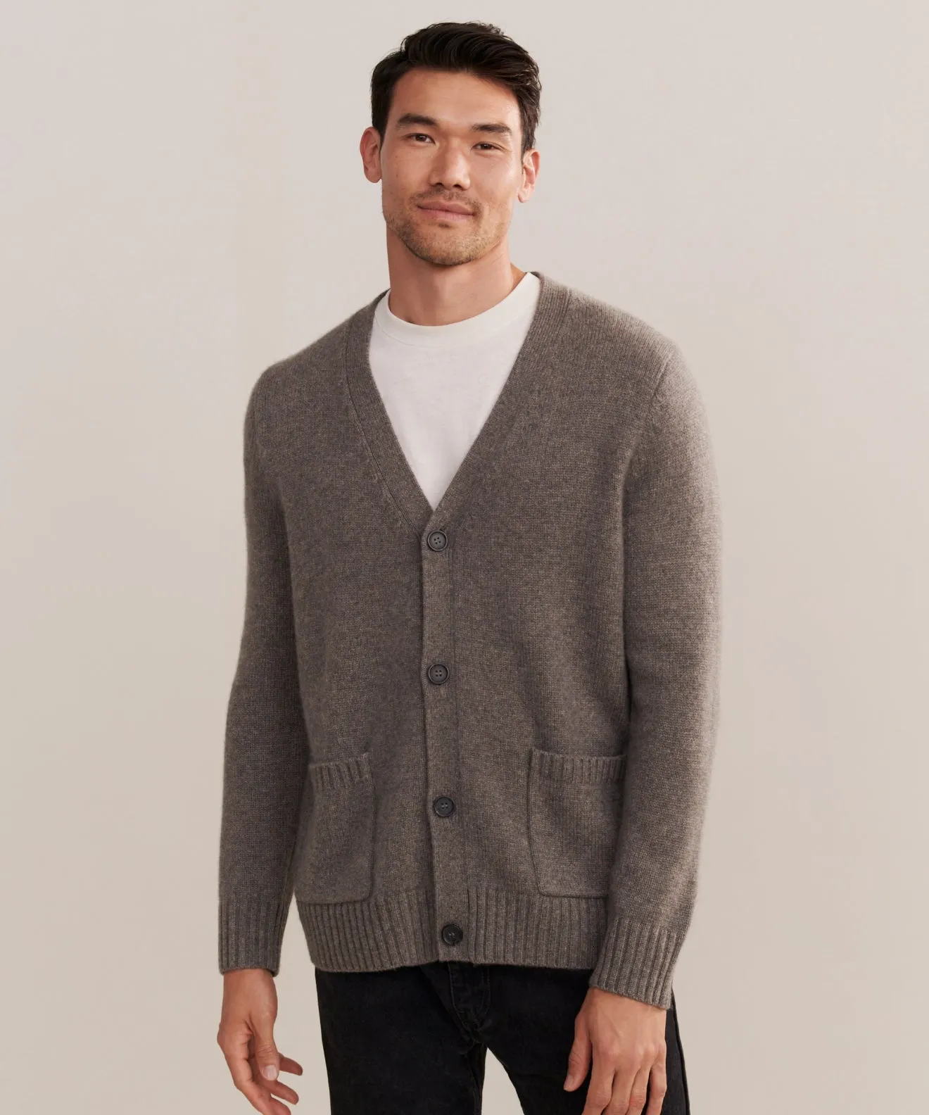 Men's Cashmere Cardigan sold by Jenni Kayne