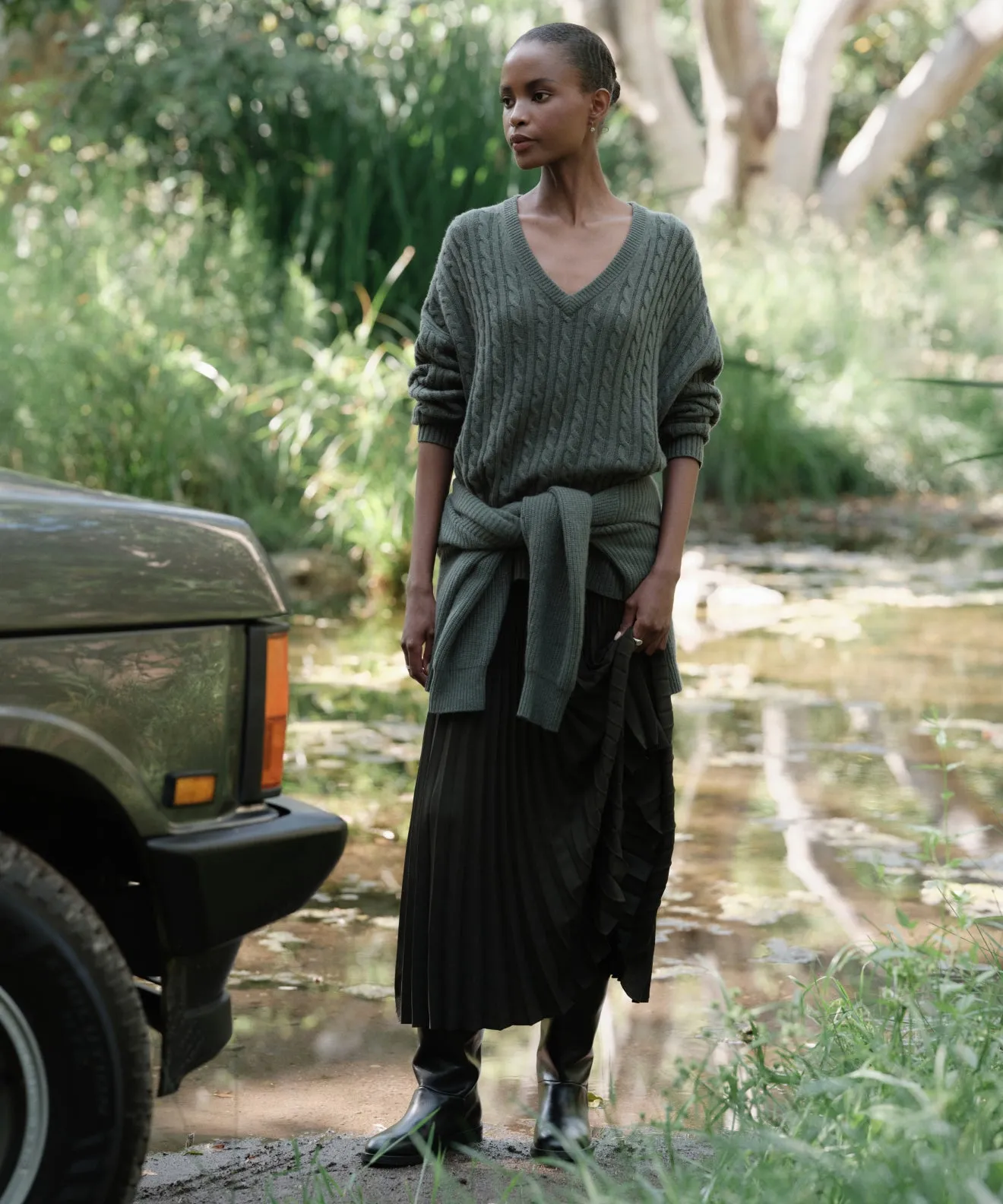 Pleated Skirt sold by Jenni Kayne product image thumbnail 3