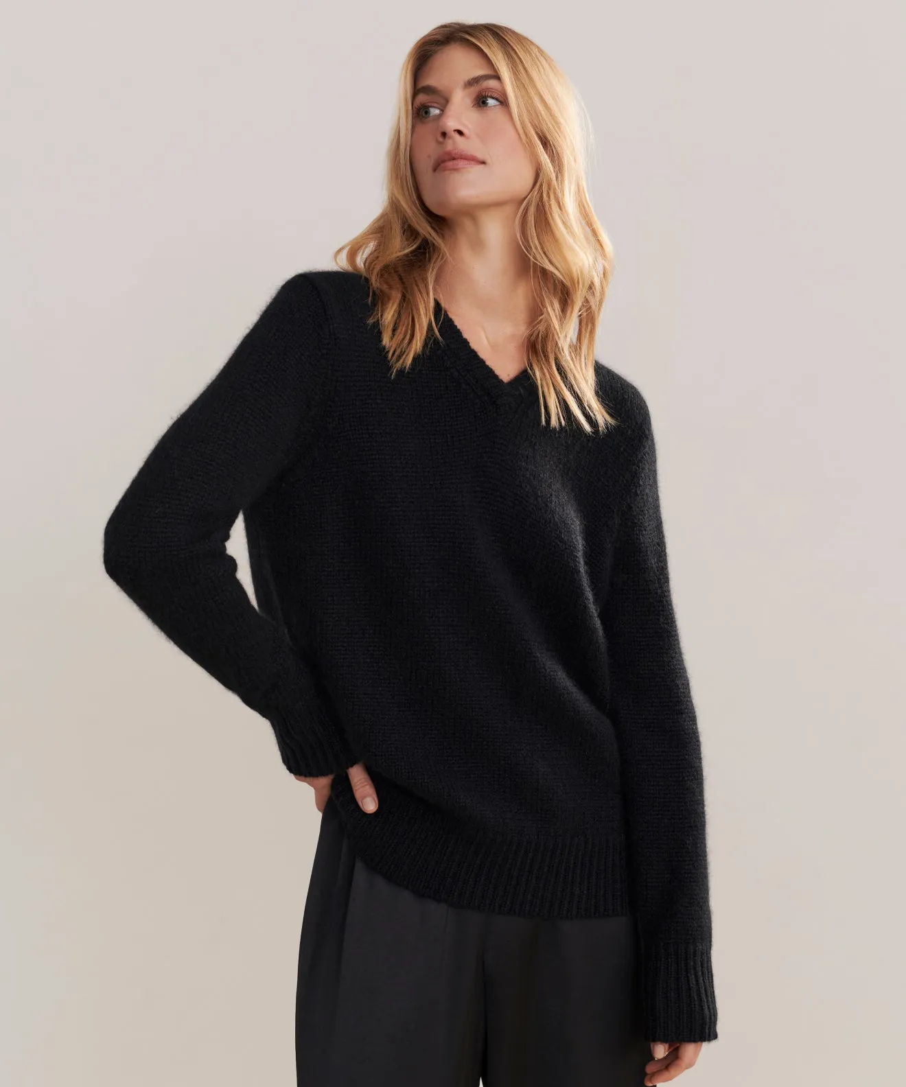 Cashmere Kate V-Neck sold by Jenni Kayne