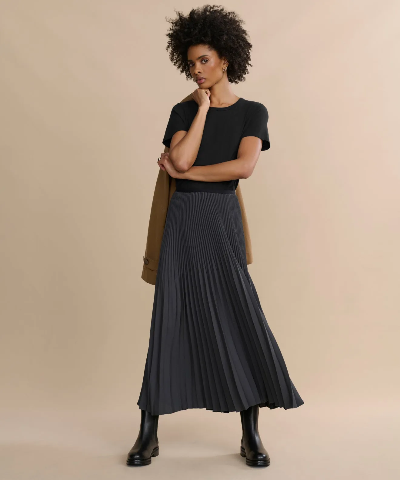 Pleated Skirt sold by Jenni Kayne