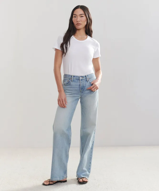 Mid Rise Wide Leg sold by Jenni Kayne