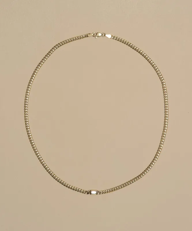 Merit Emerald Cut Necklace made by Jenni Kayne