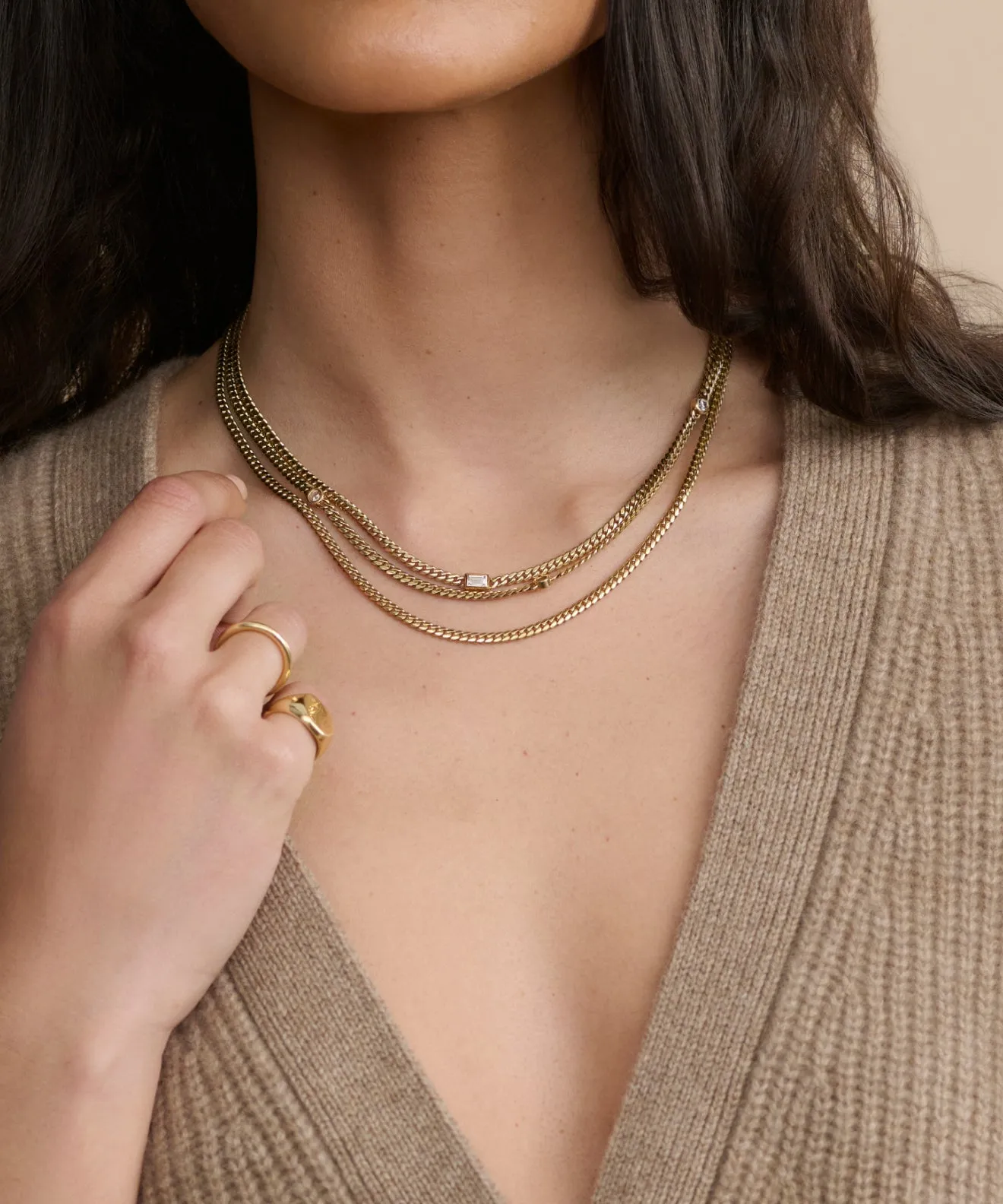 Merit Emerald Cut Necklace sold by Jenni Kayne product image thumbnail 2