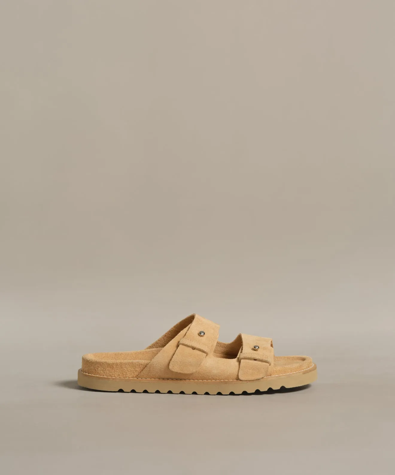 Suede Hutton Slide Sandal sold by Jenni Kayne