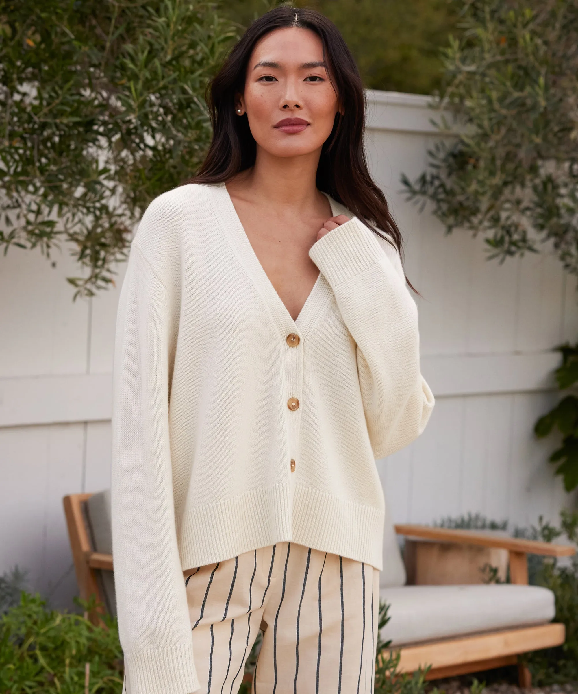 Cashmere Colette Cardigan sold by Jenni Kayne