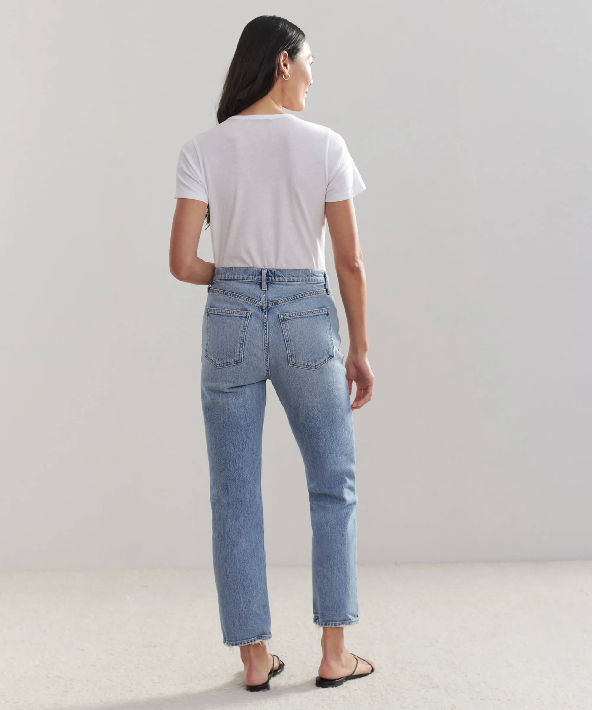 High Rise Stovepipe Jean sold by Jenni Kayne product image thumbnail 4