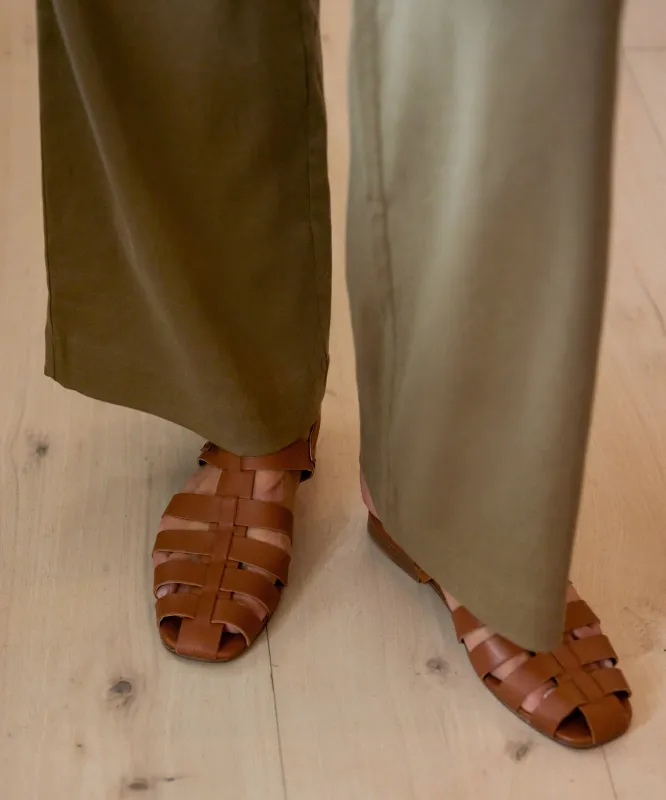 Leather Lake Sandal sold by Jenni Kayne