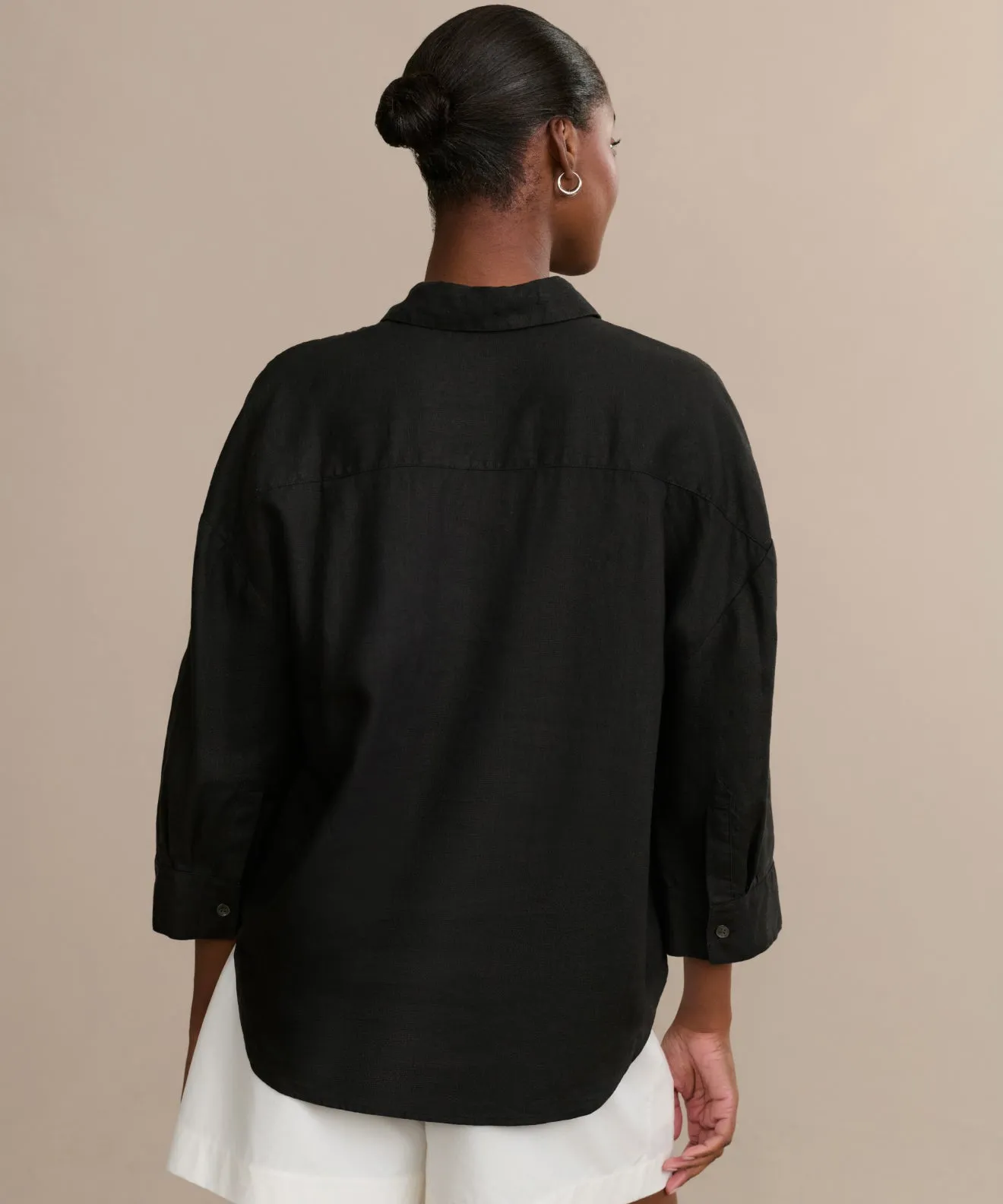 Linen Logan Shirt sold by Jenni Kayne product image thumbnail 4