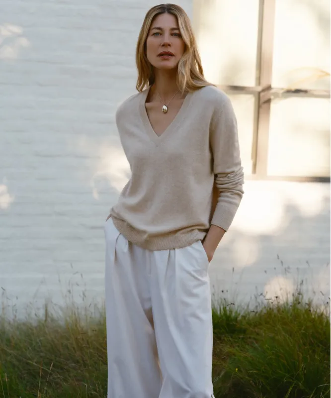 Flynn Cashmere Sweater sold by Jenni Kayne