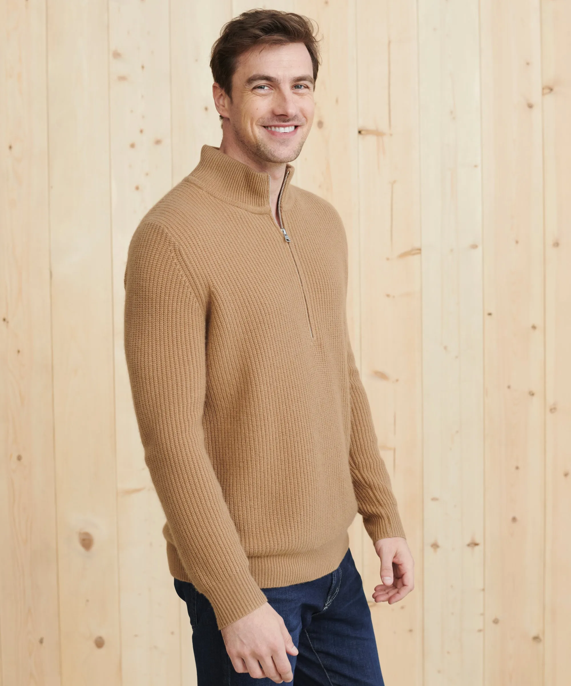 Men's Wool Half Zip sold by Jenni Kayne product image thumbnail 3