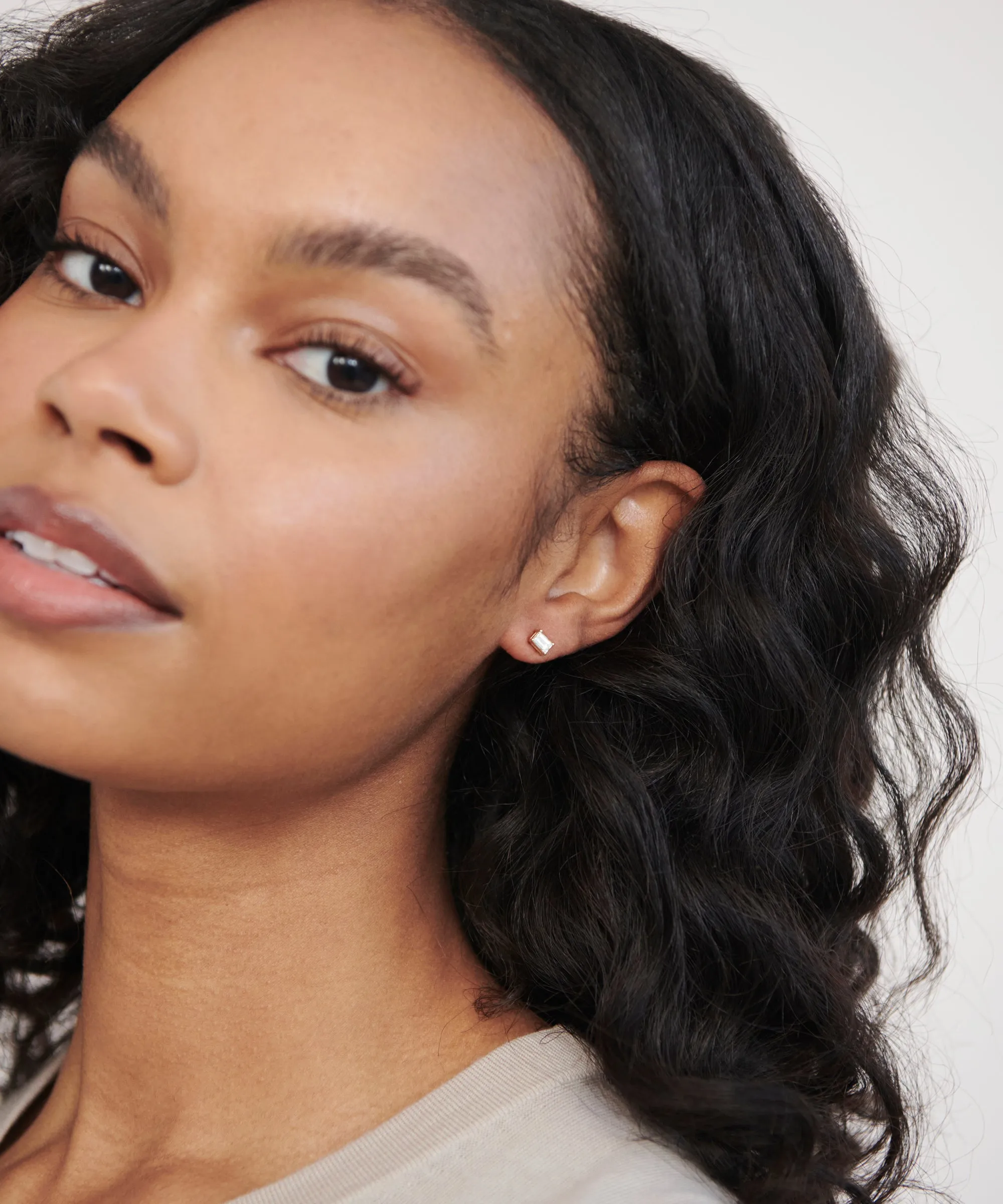 Ivy Emerald Cut Studs sold by Jenni Kayne product image thumbnail 2