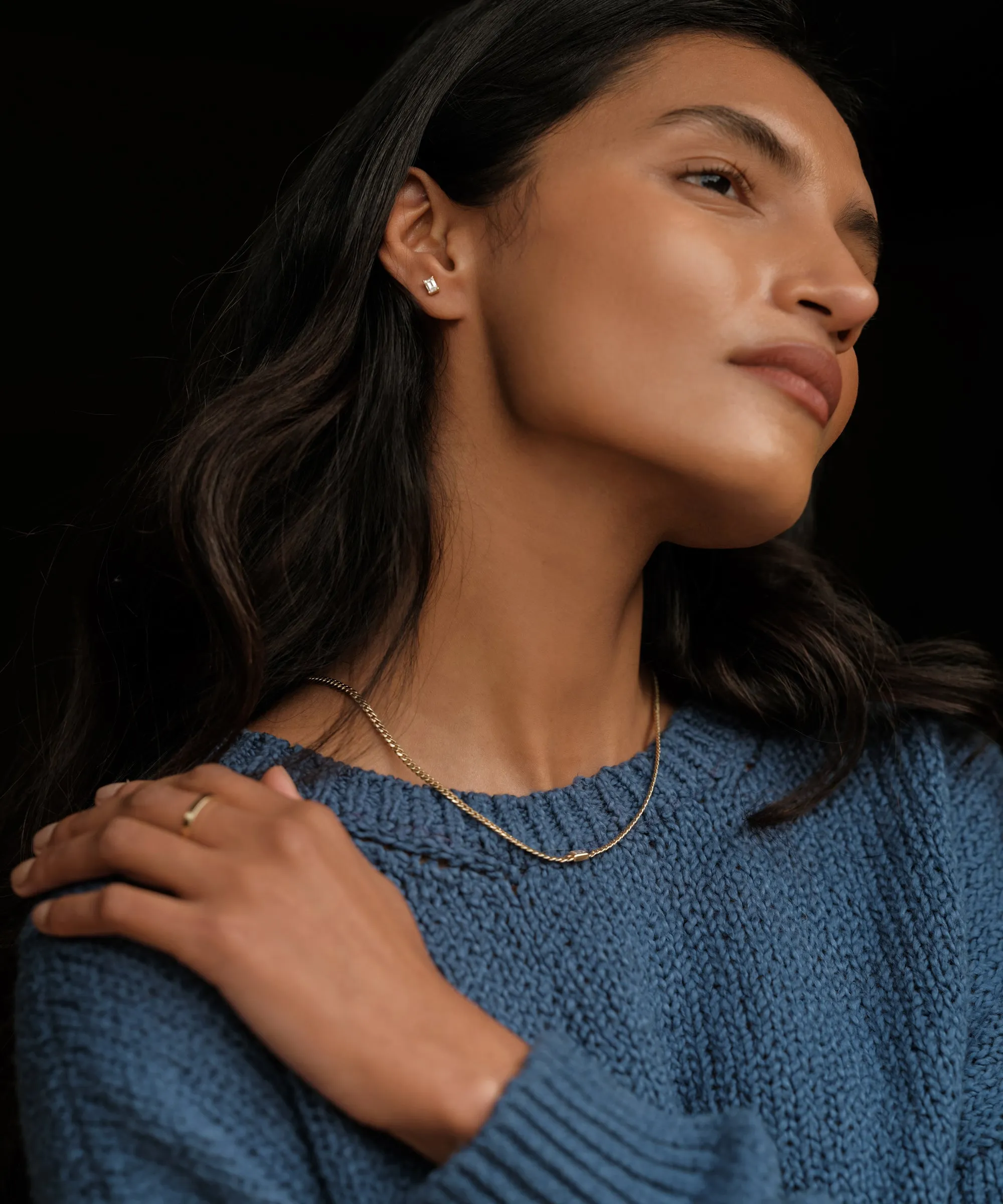 Ivy Emerald Cut Studs sold by Jenni Kayne product image thumbnail 3