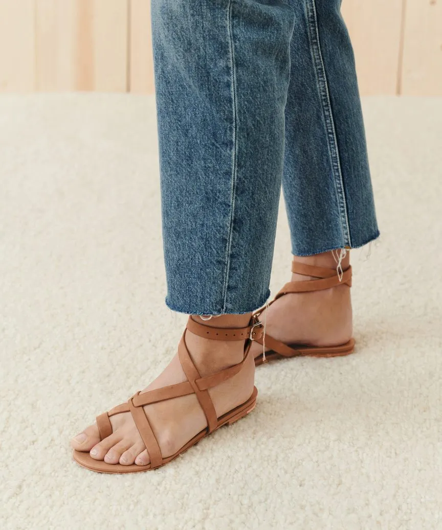 Oiled Leather Strappy Sandal sold by Jenni Kayne product image thumbnail 5
