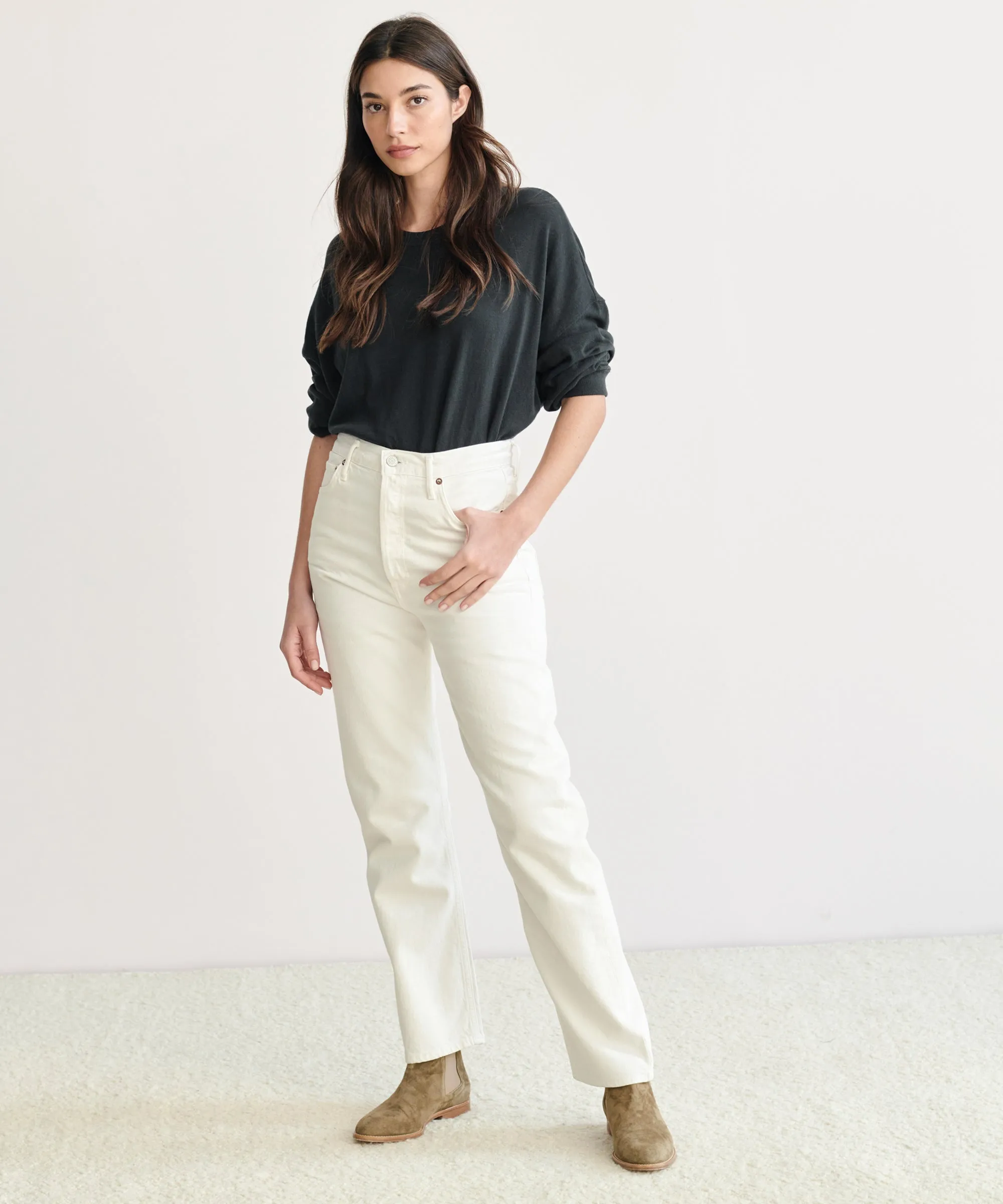 90's Pinch Waist Jean sold by Jenni Kayne product image thumbnail 2