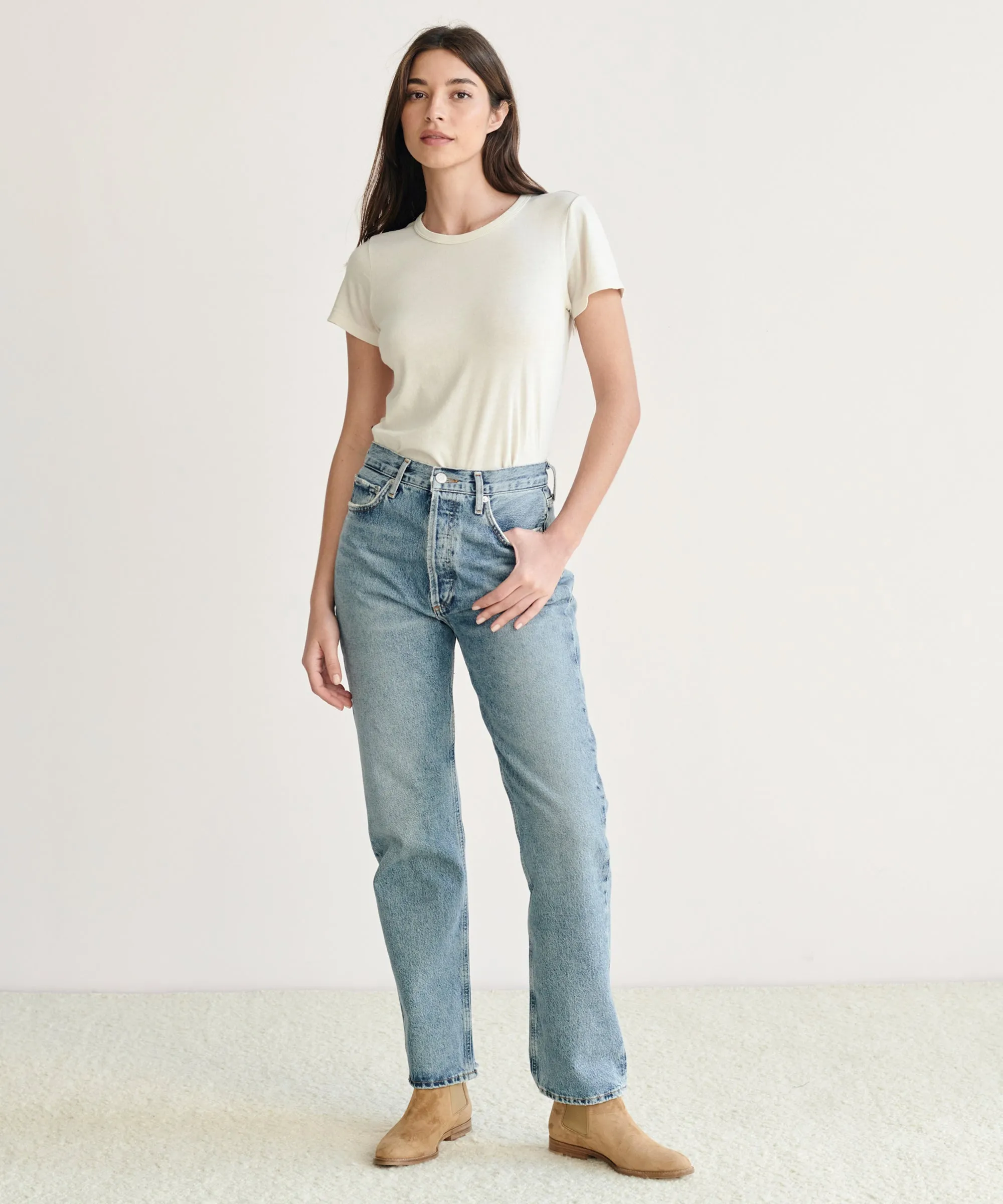 90's Pinch Waist Jean sold by Jenni Kayne product image thumbnail 5