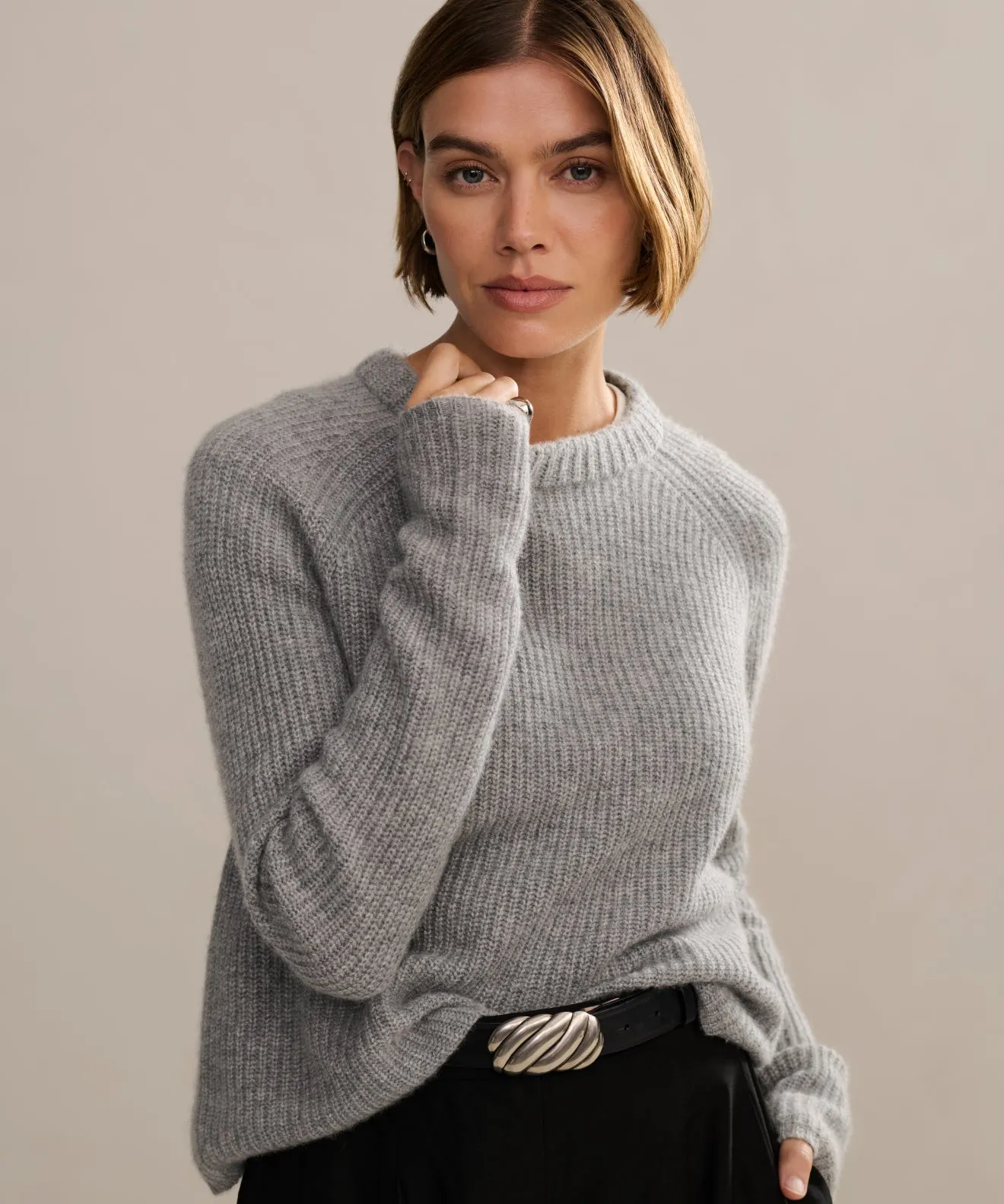 Cashmere Fisherman Sweater sold by Jenni Kayne product image thumbnail 4