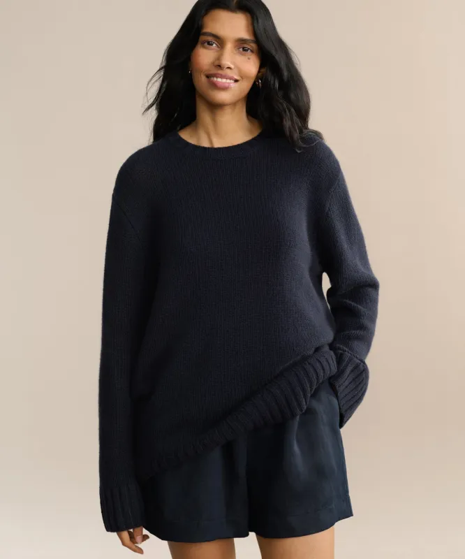 Cashmere Amelia Crewneck sold by Jenni Kayne