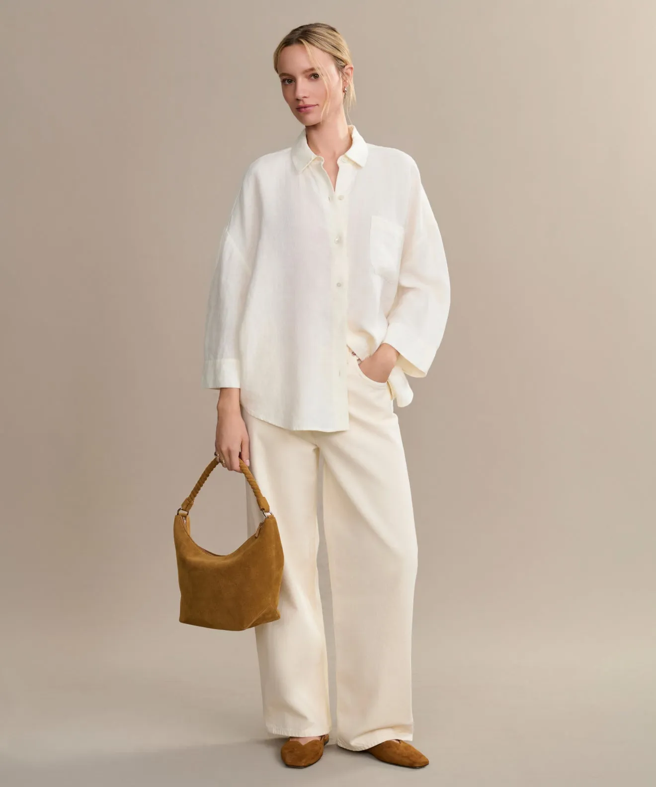 Linen Logan Shirt sold by Jenni Kayne product image thumbnail 3