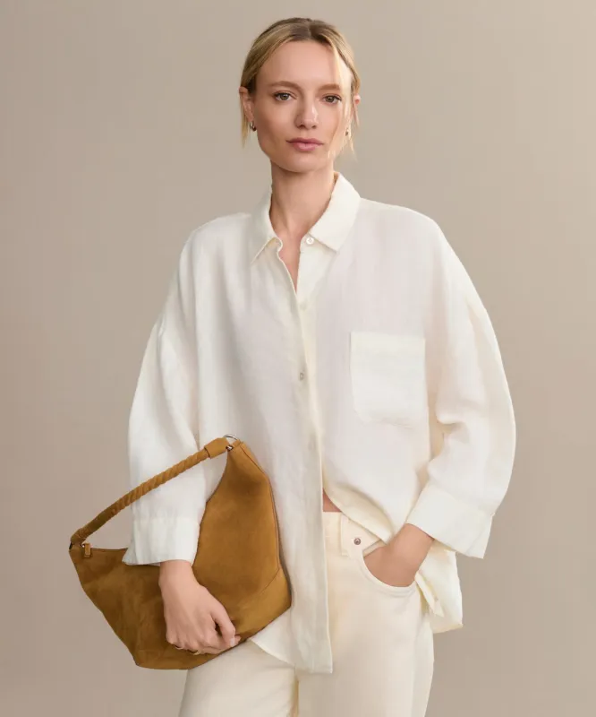 Linen Logan Shirt sold by Jenni Kayne
