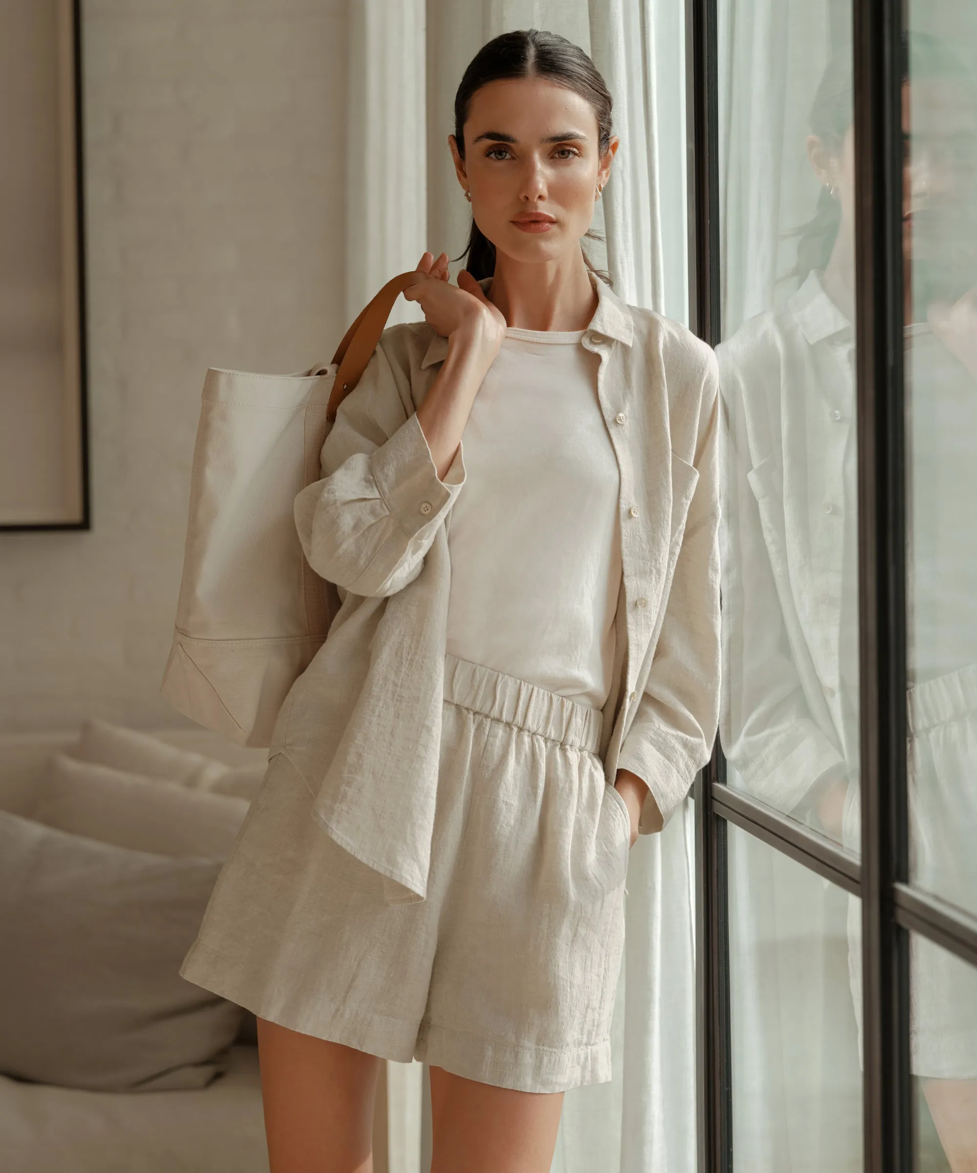 Linen Logan Shirt sold by Jenni Kayne product image thumbnail 2