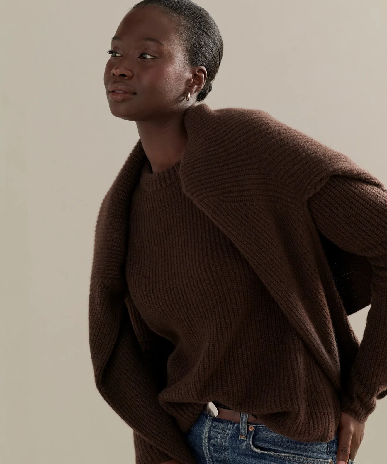 Cashmere Fisherman Sweater sold by Jenni Kayne product image thumbnail 3