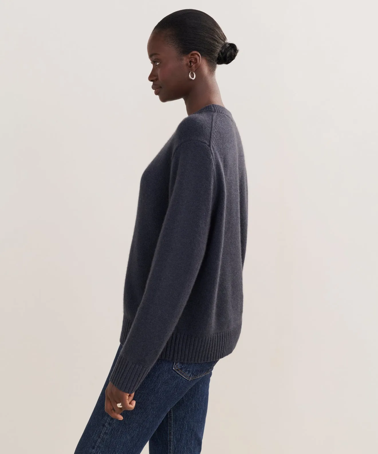 Cashmere Oversized Crewneck sold by Jenni Kayne product image thumbnail 3