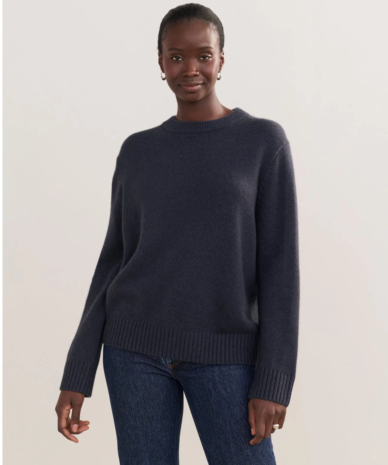 Cashmere Oversized Crewneck sold by Jenni Kayne product image thumbnail 2