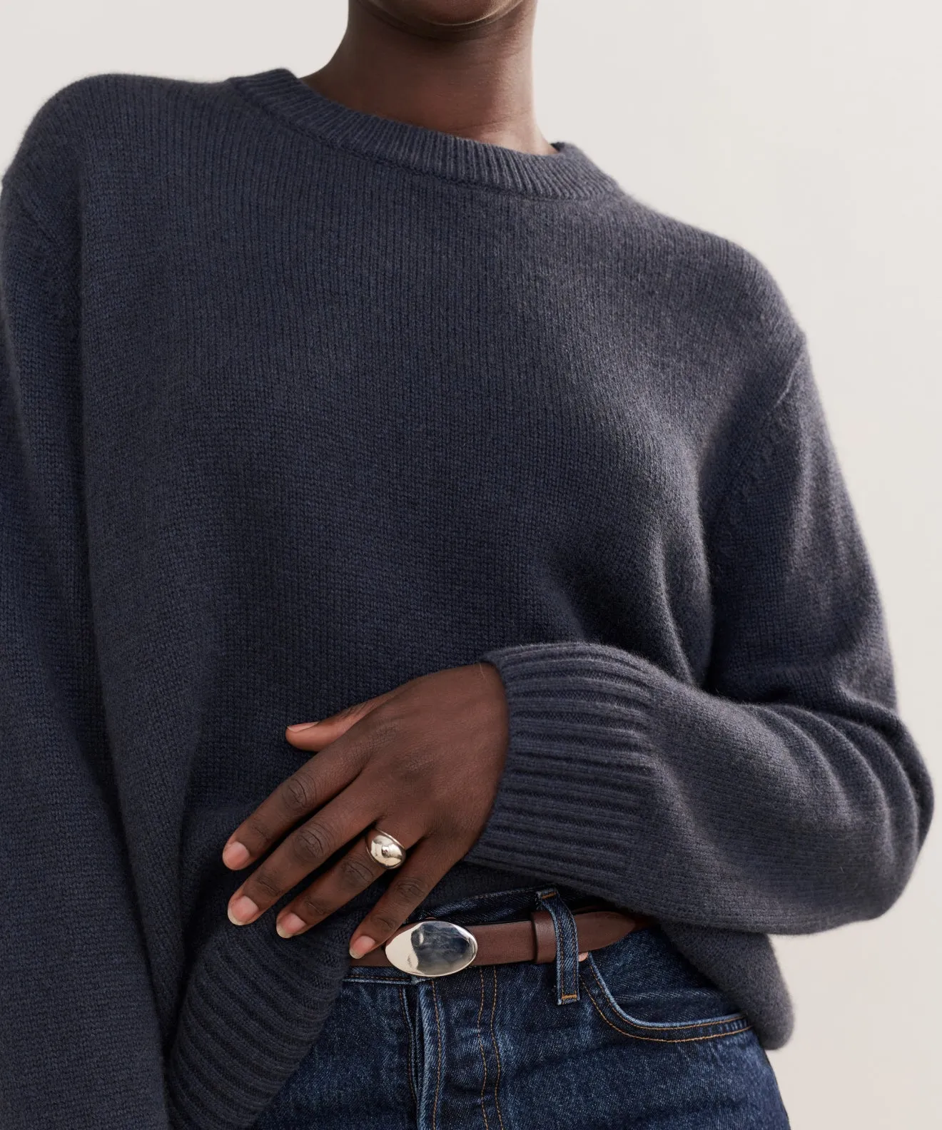 Cashmere Oversized Crewneck sold by Jenni Kayne