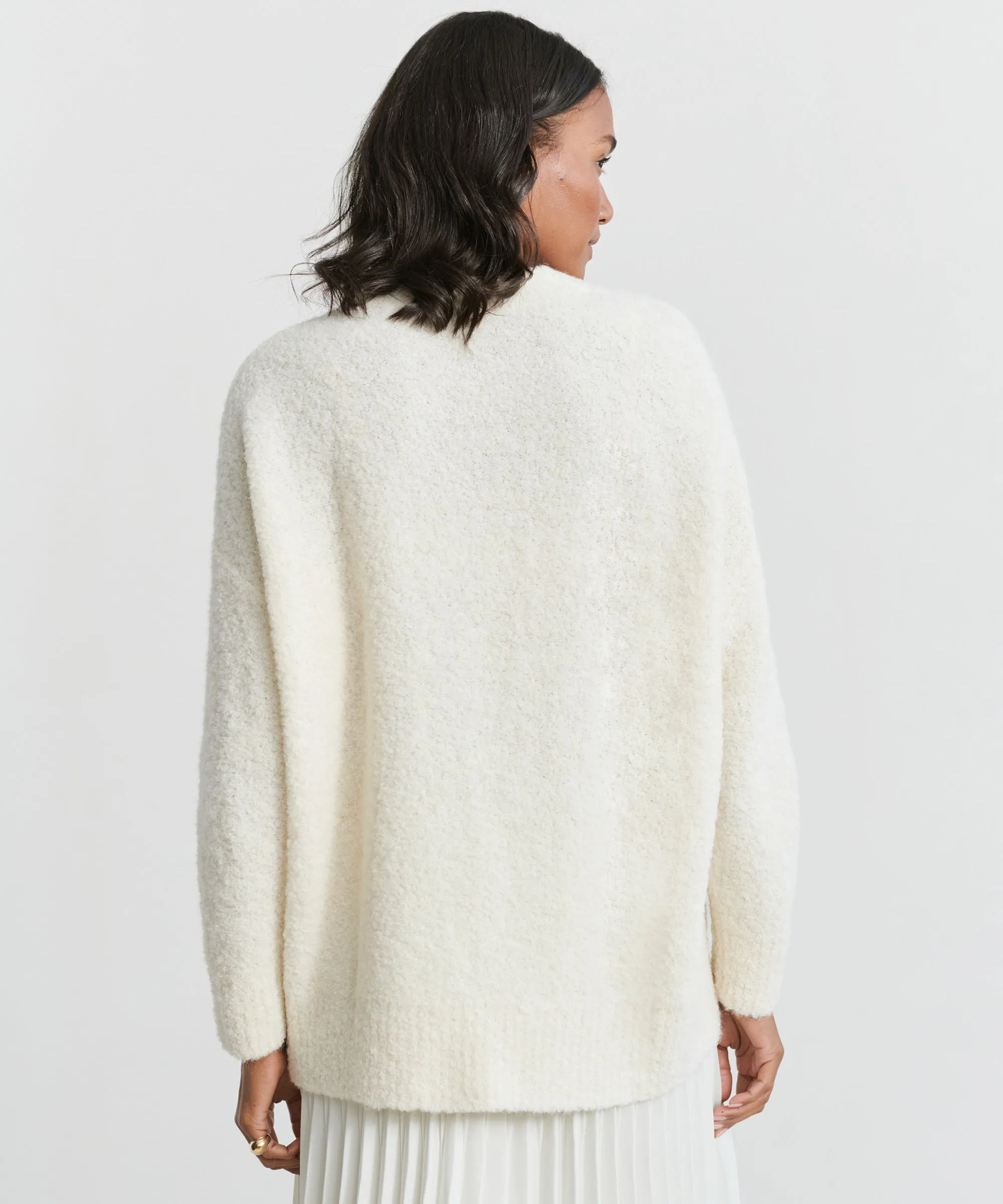 Alpaca Boucle Cocoon Crewneck sold by Jenni Kayne product image thumbnail 4