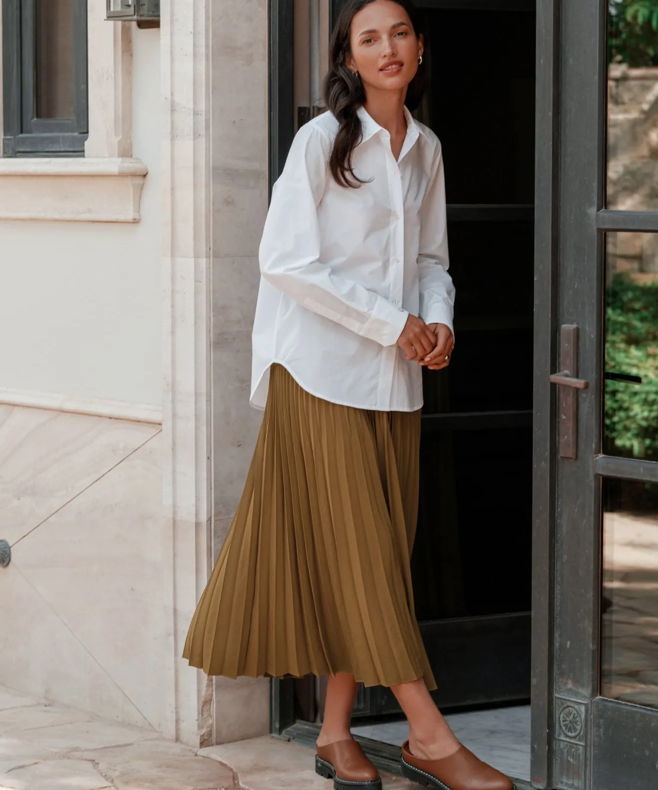 Pleated Skirt sold by Jenni Kayne