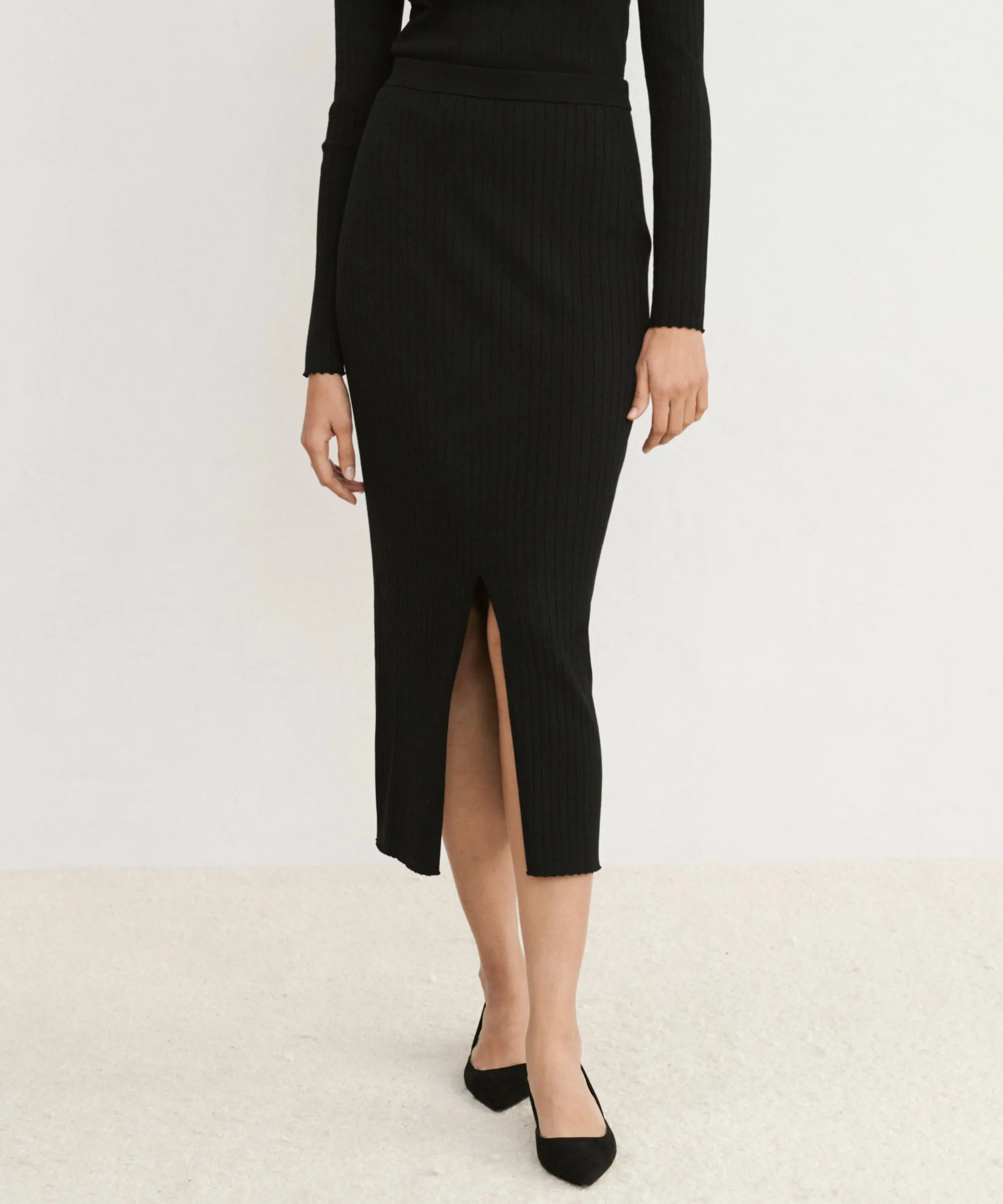 Ribbed Skirt sold by Jenni Kayne product image thumbnail 2