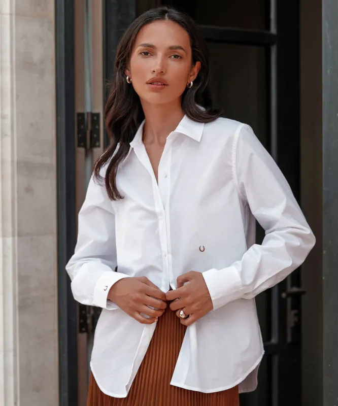 Dutton Embroidered Shirt made by Jenni Kayne