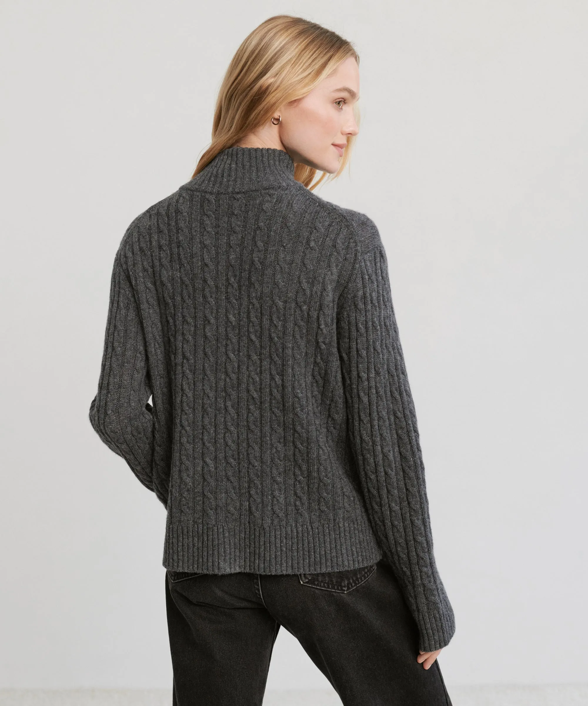 Cable Nell Half Zip sold by Jenni Kayne product image thumbnail 4