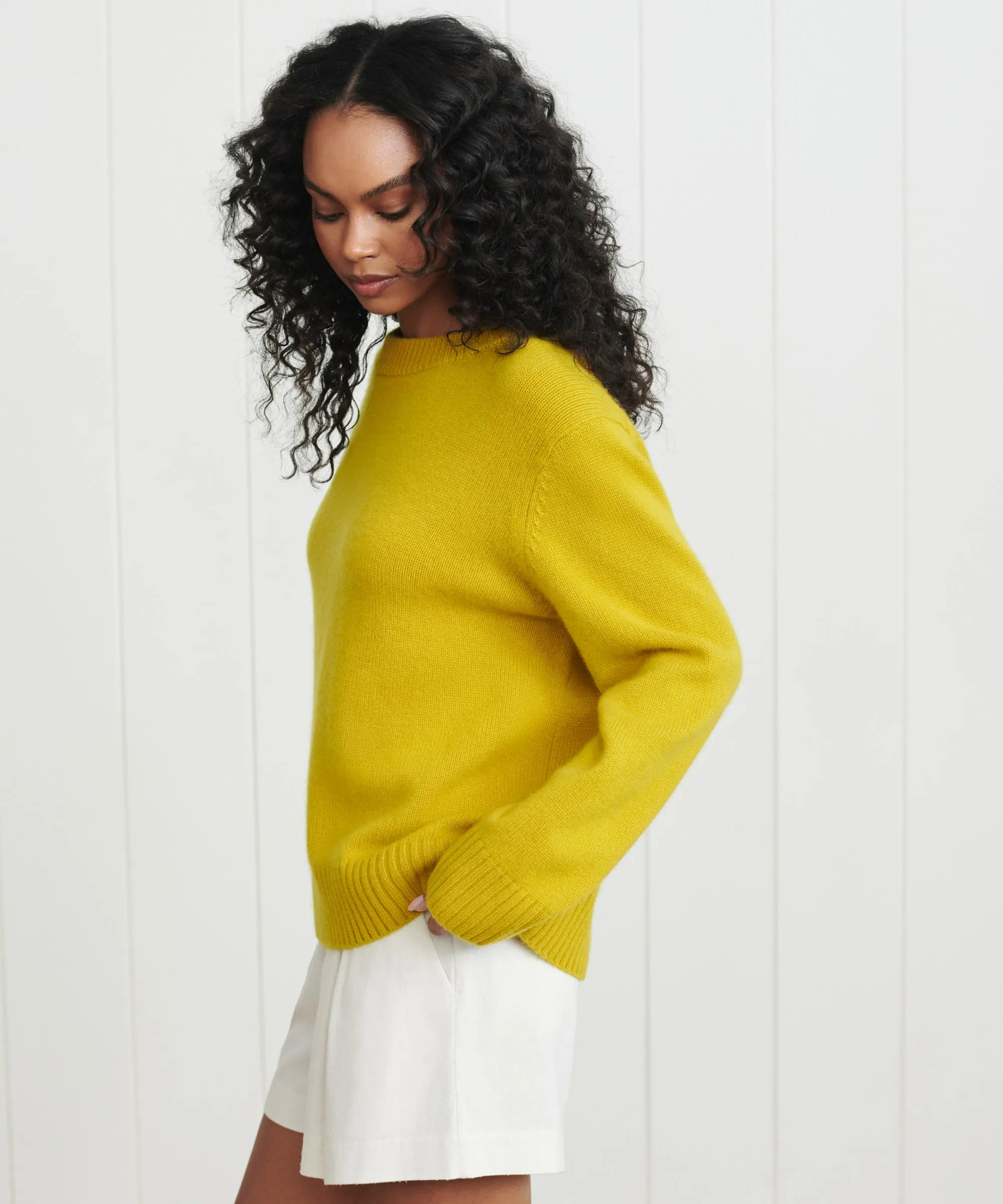 Cashmere Oversized Crewneck sold by Jenni Kayne product image thumbnail 3